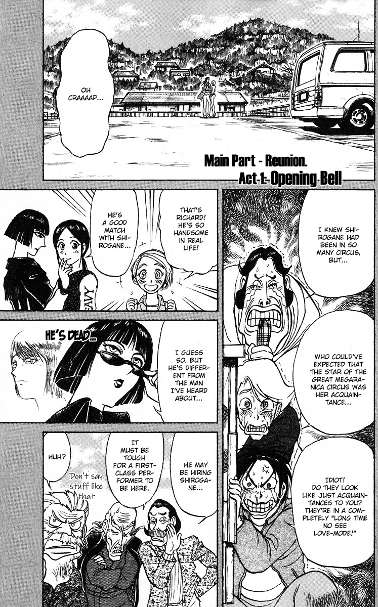 Karakuri Circus - Chapter 279: Main Part - Reunion - Act 1: Opening Bell