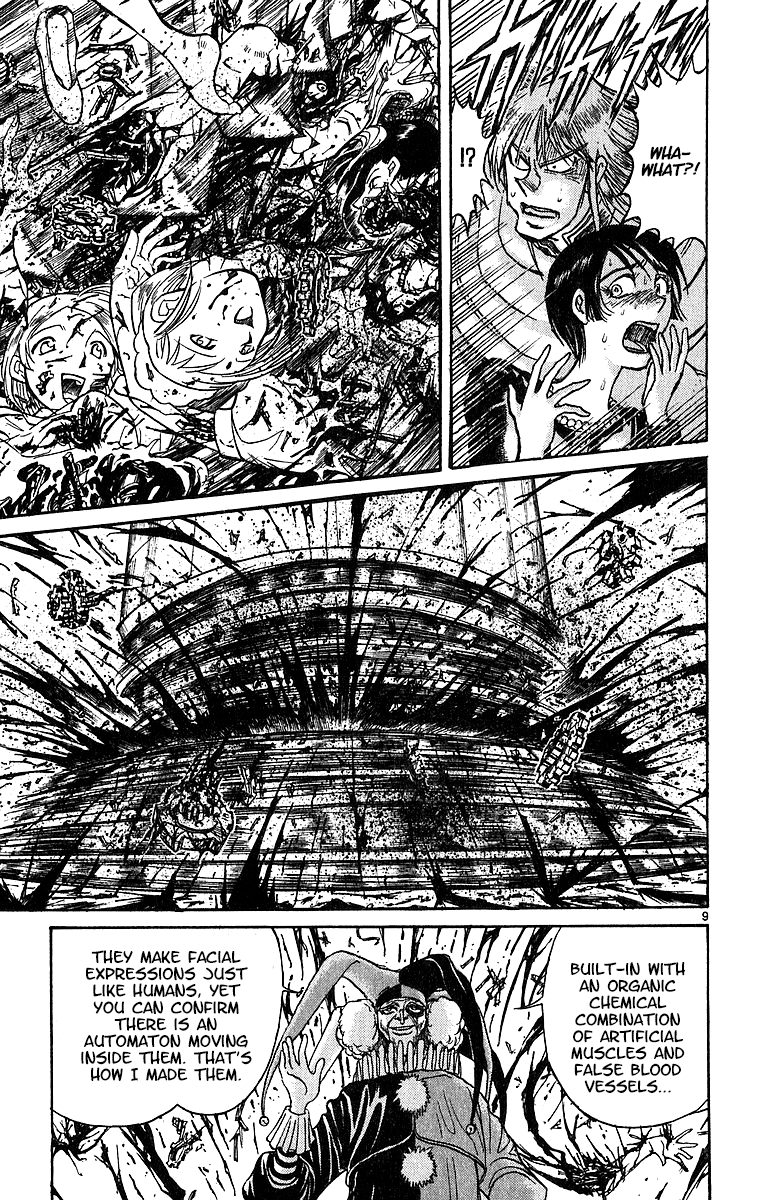 Karakuri Circus - Chapter 309: Main Part - Days With Narumi - Act 9: And Thus, She Kisses The Blade