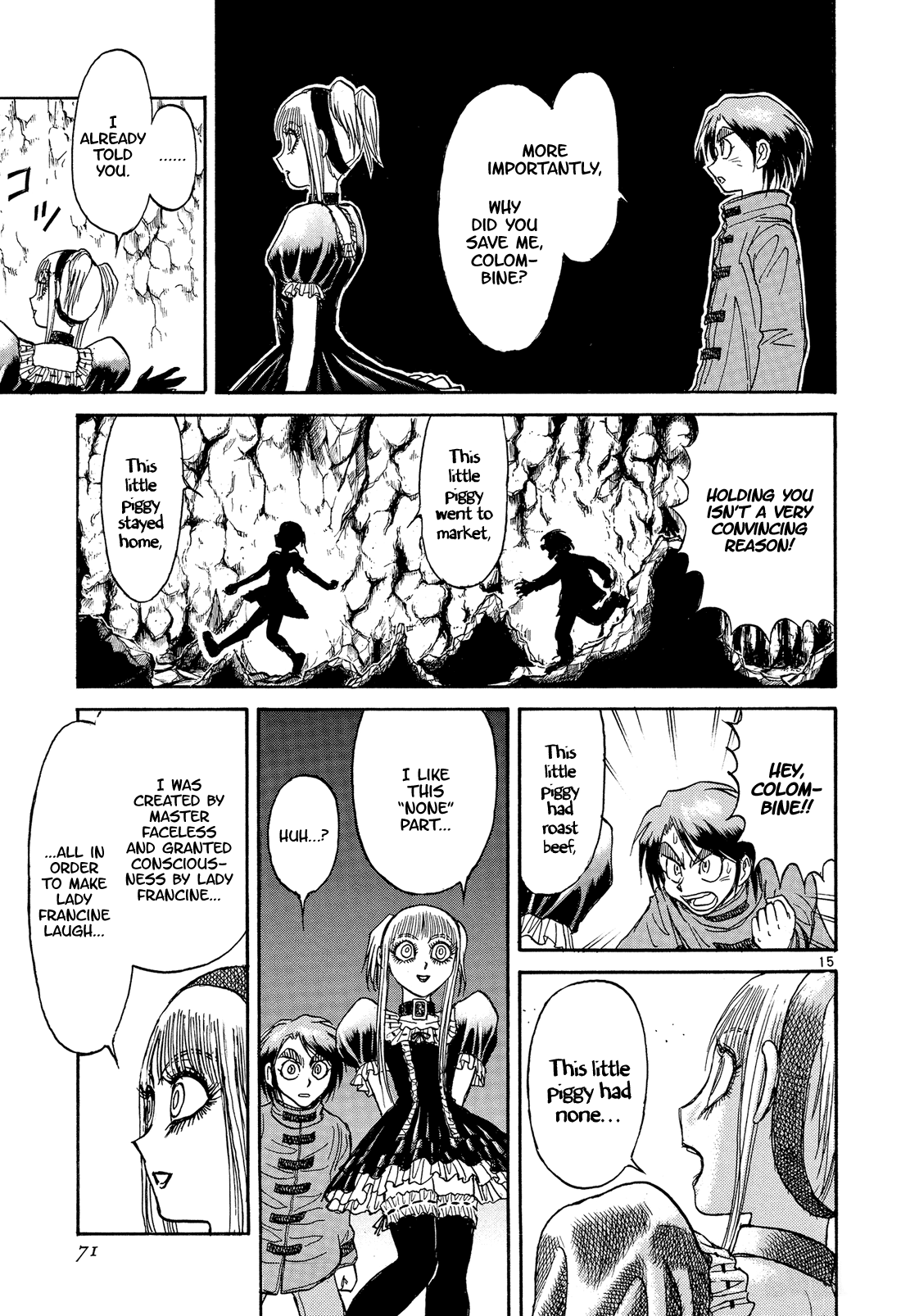 Karakuri Circus - Chapter 377: Deus Ex Machina - Act 44: Columbine