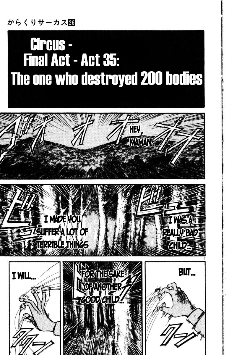 Karakuri Circus - Chapter 247: Circus - Final Act - Act 35: The One Who Destroyed 200 Bodies