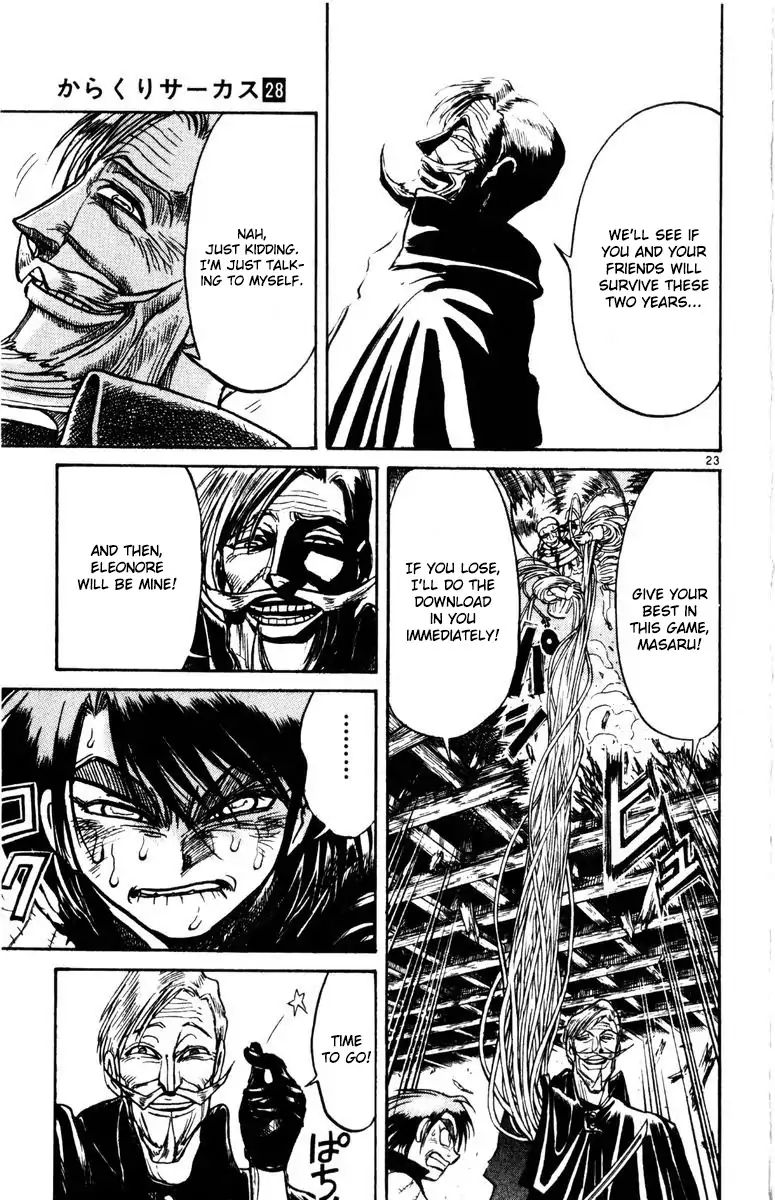 Karakuri Circus - Chapter 273: Circus - Final Act - Act 61: Beginning Of The Game