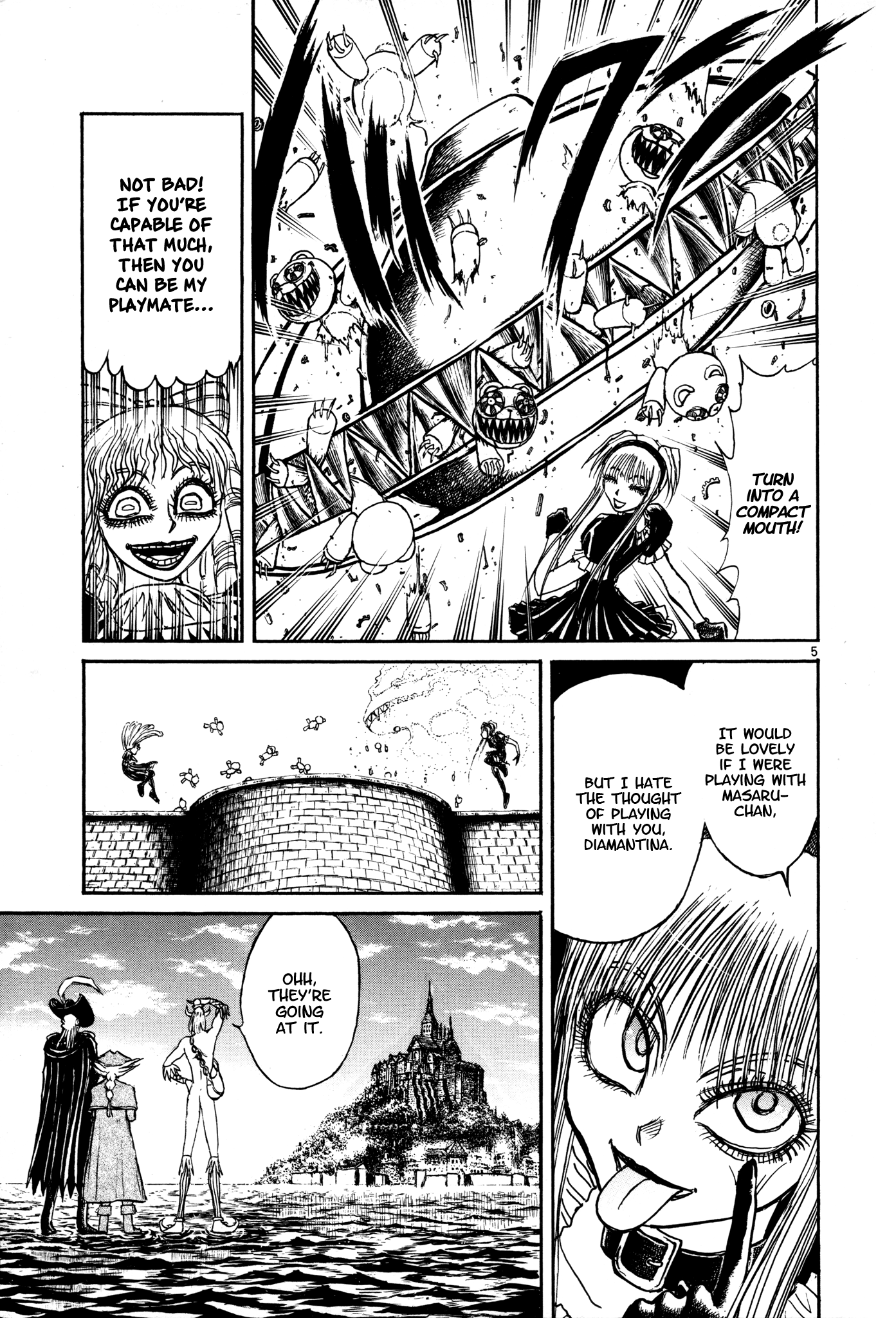 Karakuri Circus - Chapter 392: Deus Ex Machina - Act 59 - Columbine Vs Diamantina