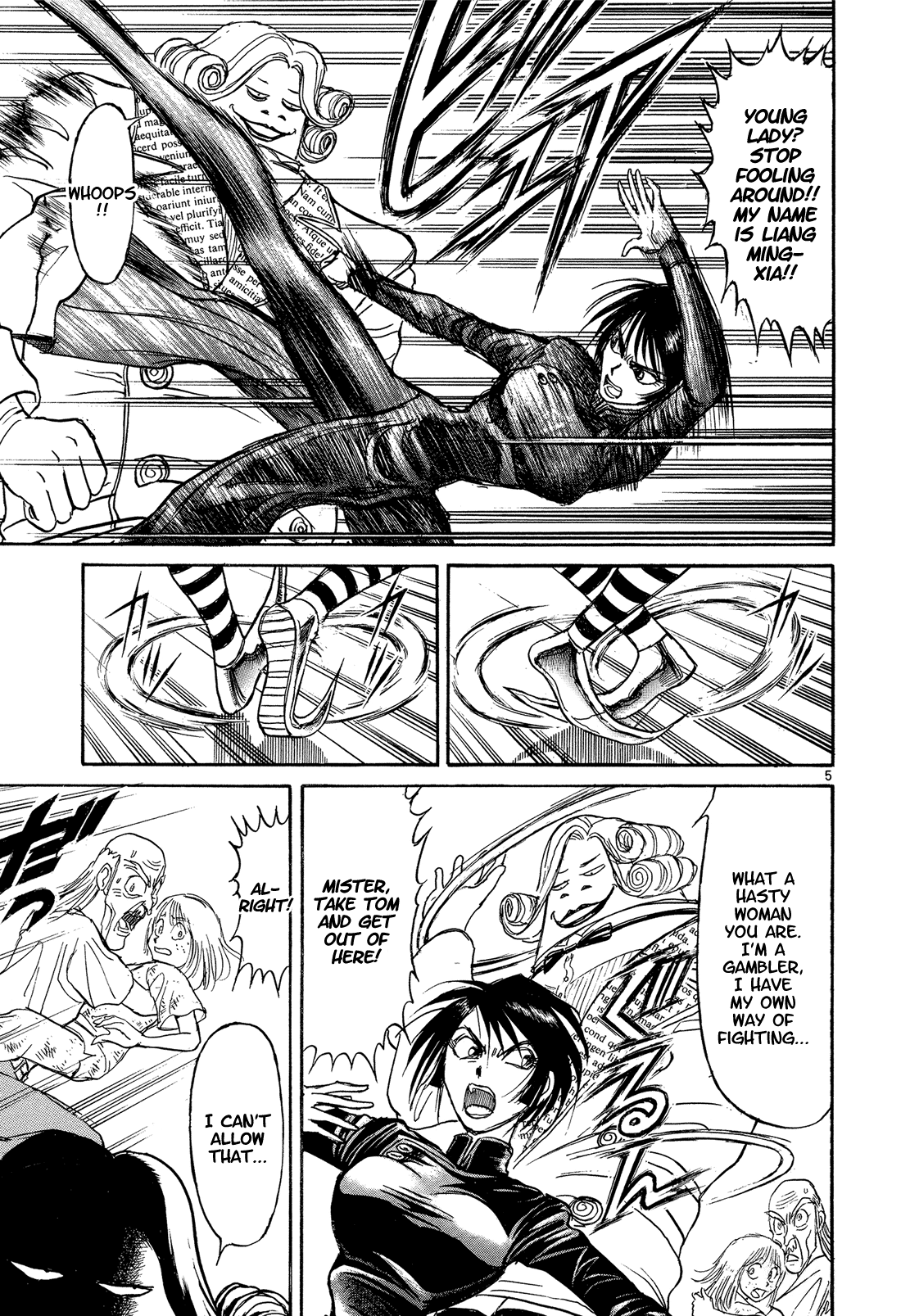 Karakuri Circus - Chapter 352: Deus Ex Machina - Act 19: Ming-Xia Vs. Gambler Jones (1)