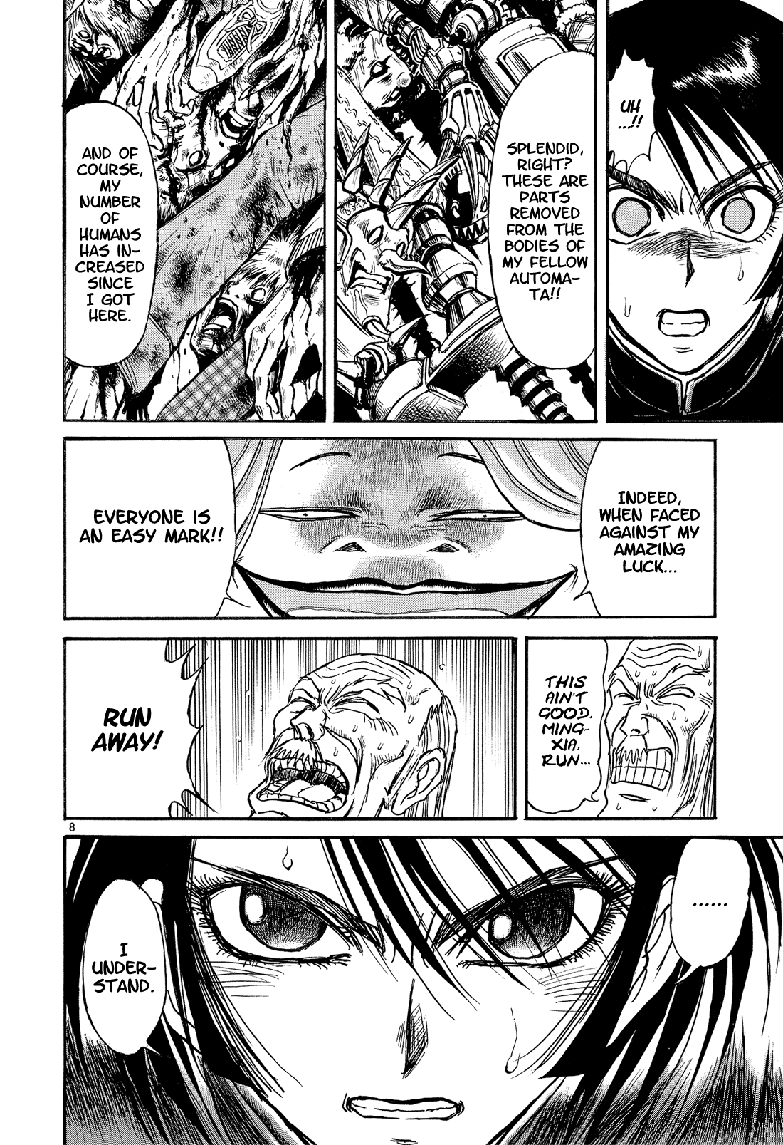 Karakuri Circus - Chapter 352: Deus Ex Machina - Act 19: Ming-Xia Vs. Gambler Jones (1)