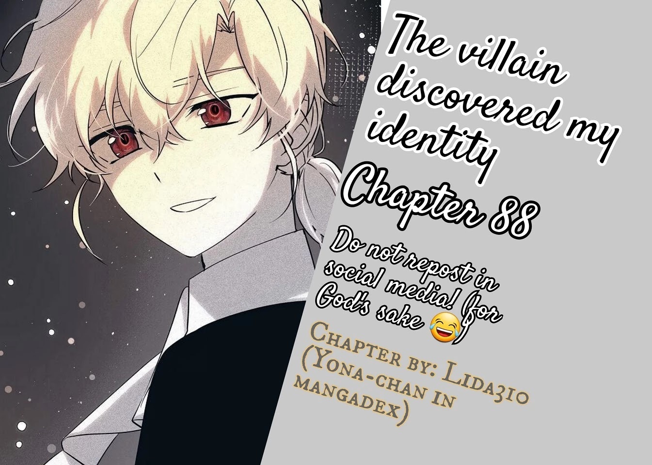 The Villain Discovered My Identity - Chapter 88