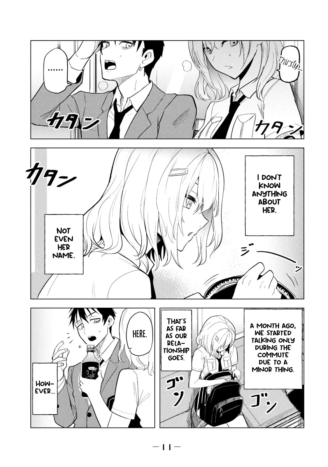 Asa No Tsuukin Densha De, Yatara To Hanashikakete Kuru Joshikousei. - Vol.1 Chapter 1