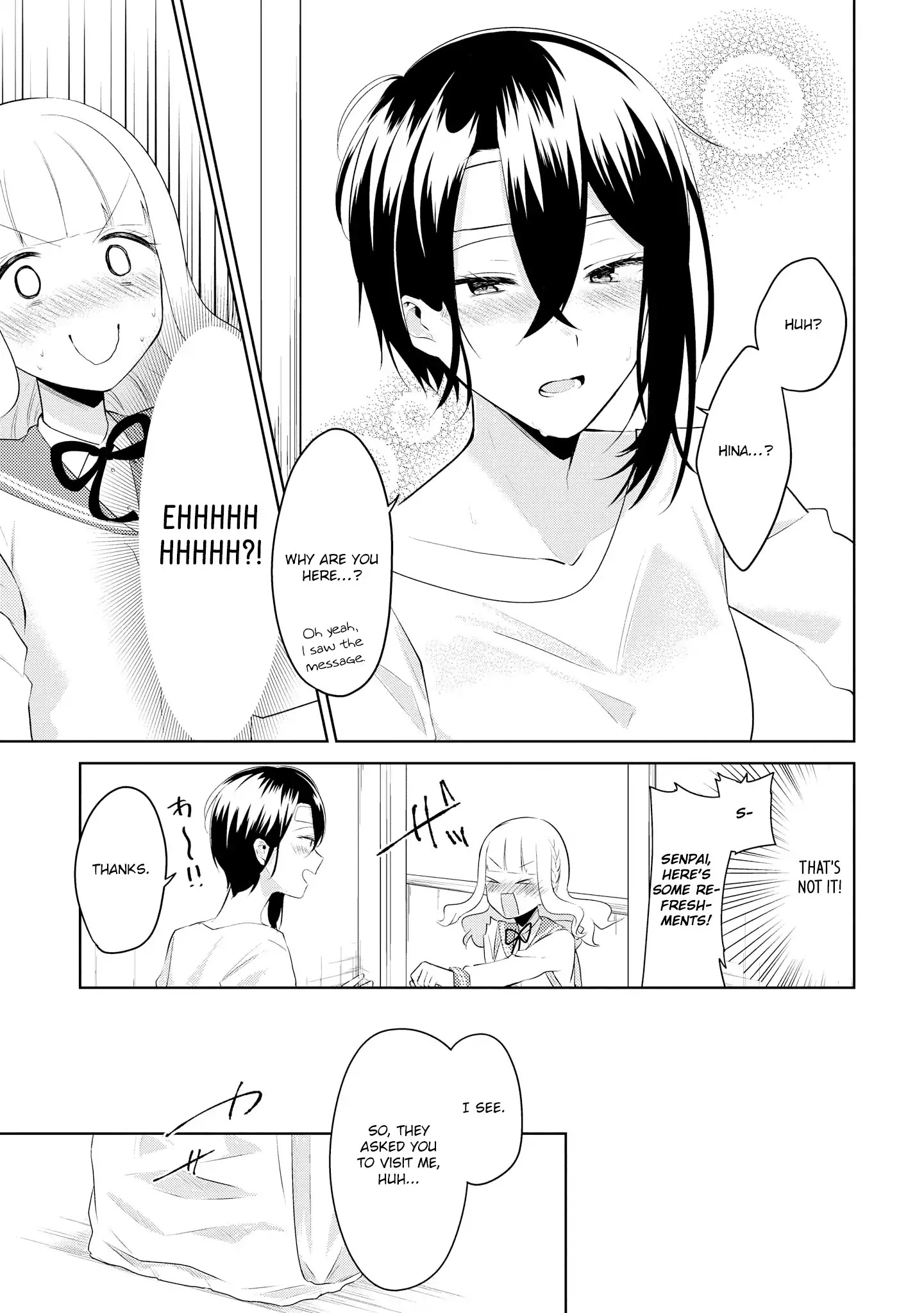 Shiki-Senpai Is Too Handsome! - Chapter 4: I'll Nurse You!