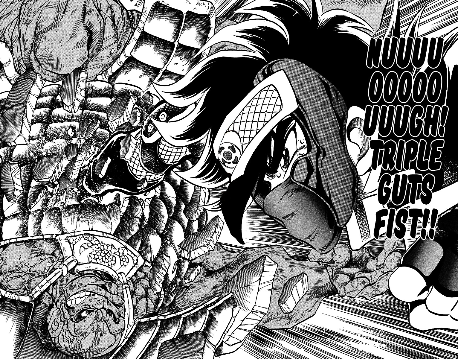 Blazing Ninjaman - Chapter 23 : The Lethal Triple Guts Fist!