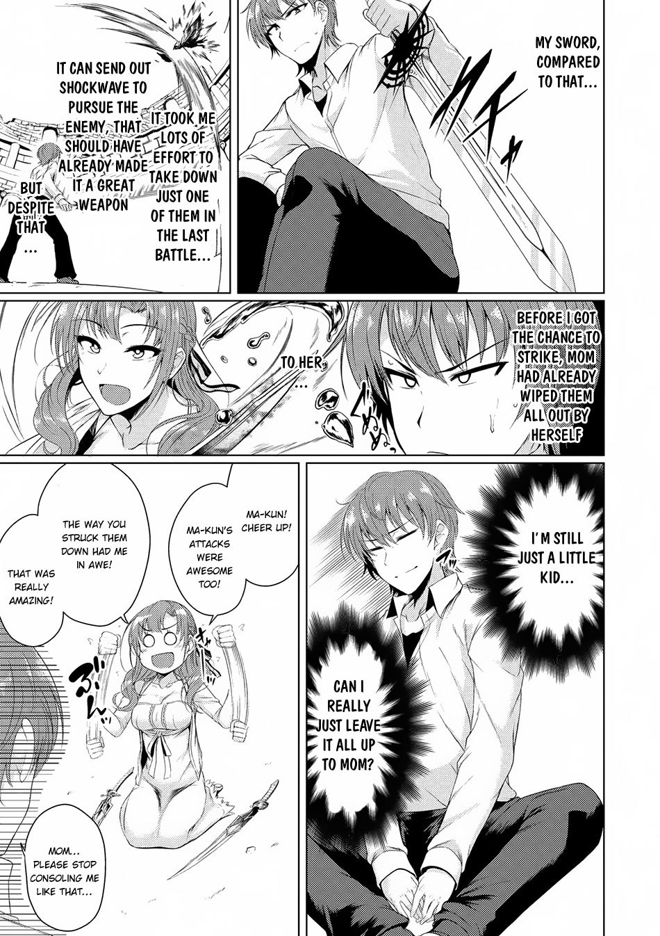 Tsuujou Kougeki Ga Zentai Kougeki De Ni-Kai Kougeki No Okaa-San Wa Suki Desu Ka? - Chapter 1.4