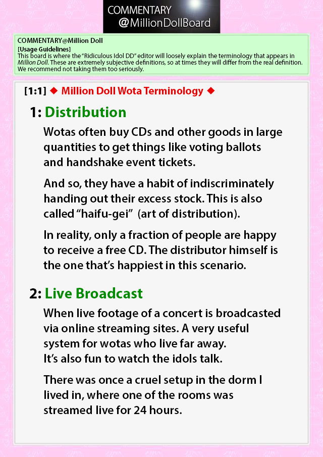 Million Doll - Chapter 3 : Underground Idols & Local Idols