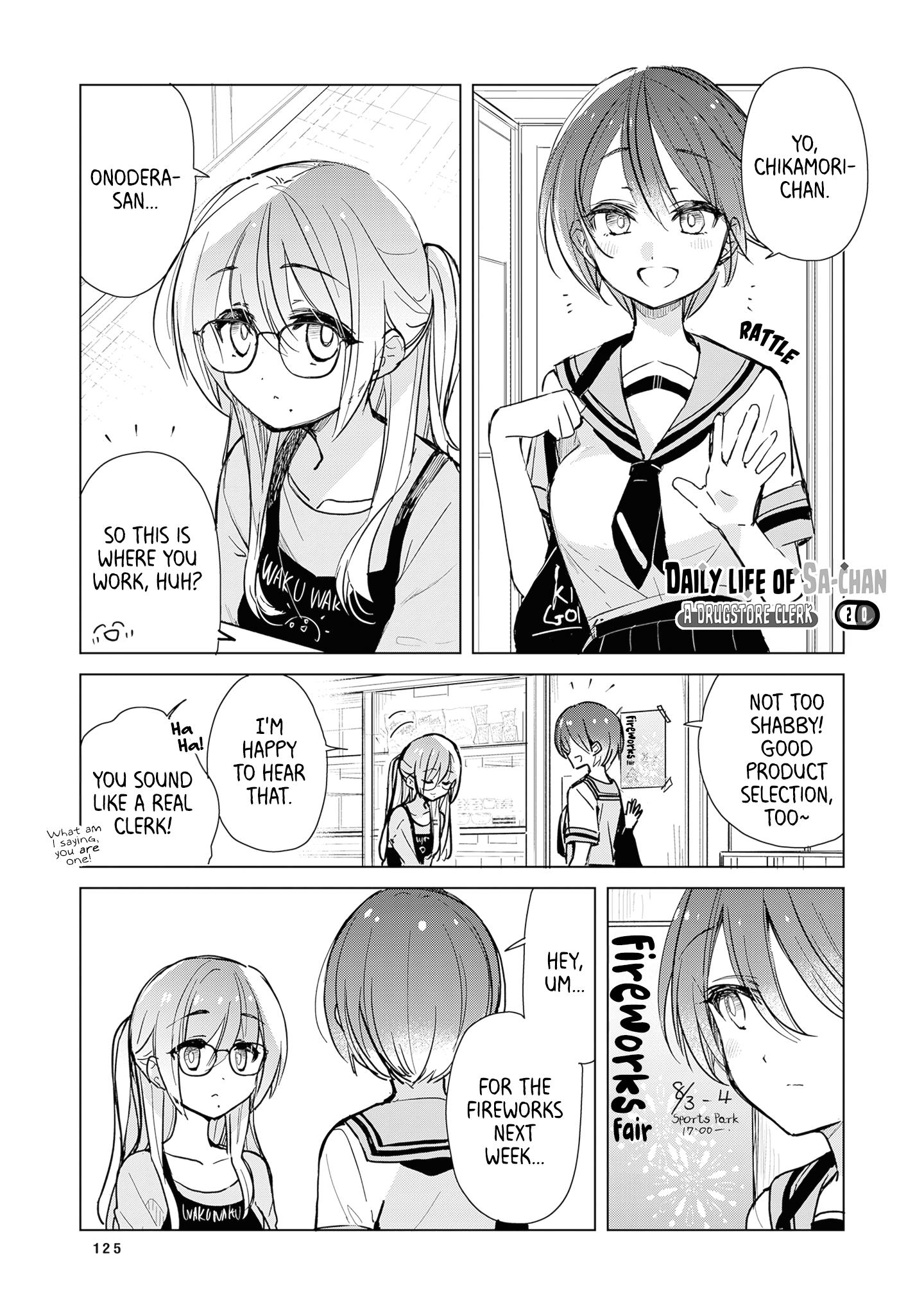 Daily Life Of Sa-Chan, A Drugstore Clerk - Chapter 20