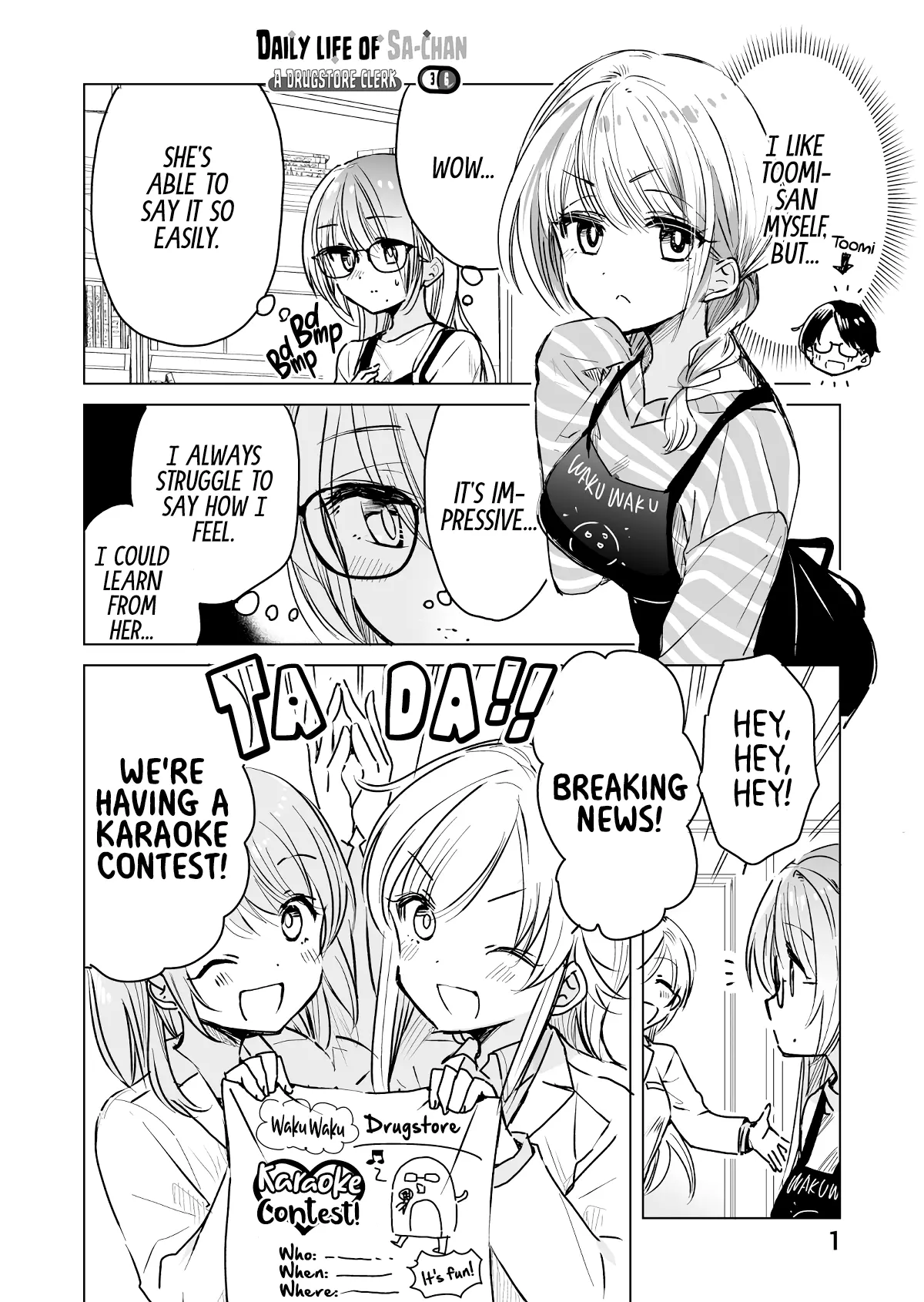 Daily Life Of Sa-Chan, A Drugstore Clerk - Chapter 36