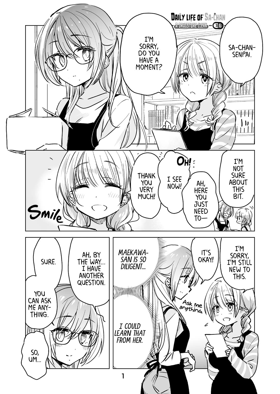 Daily Life Of Sa-Chan, A Drugstore Clerk - Chapter 35