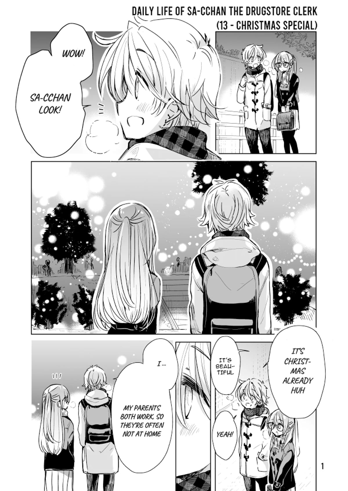 Daily Life Of Sa-Chan, A Drugstore Clerk - Chapter 13: Christmas Special