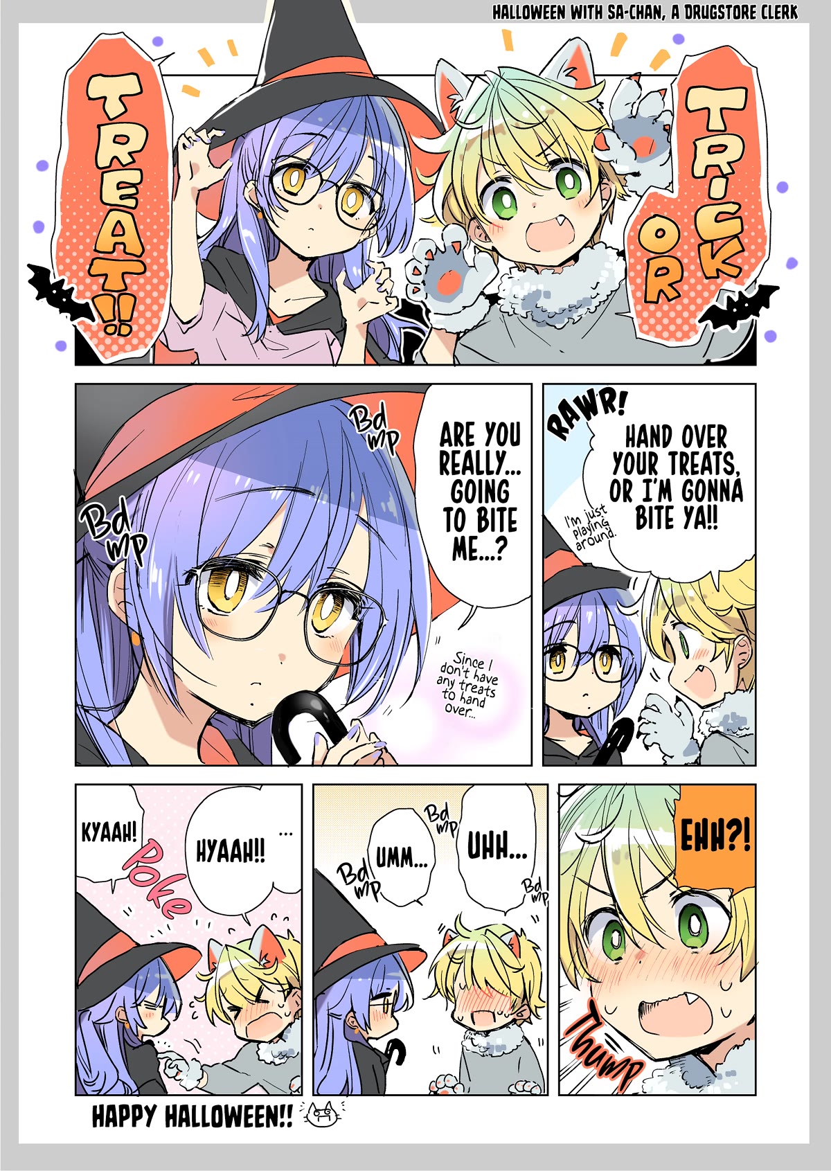 Daily Life Of Sa-Chan, A Drugstore Clerk - Chapter 9.6: Halloween With Sa-Chan