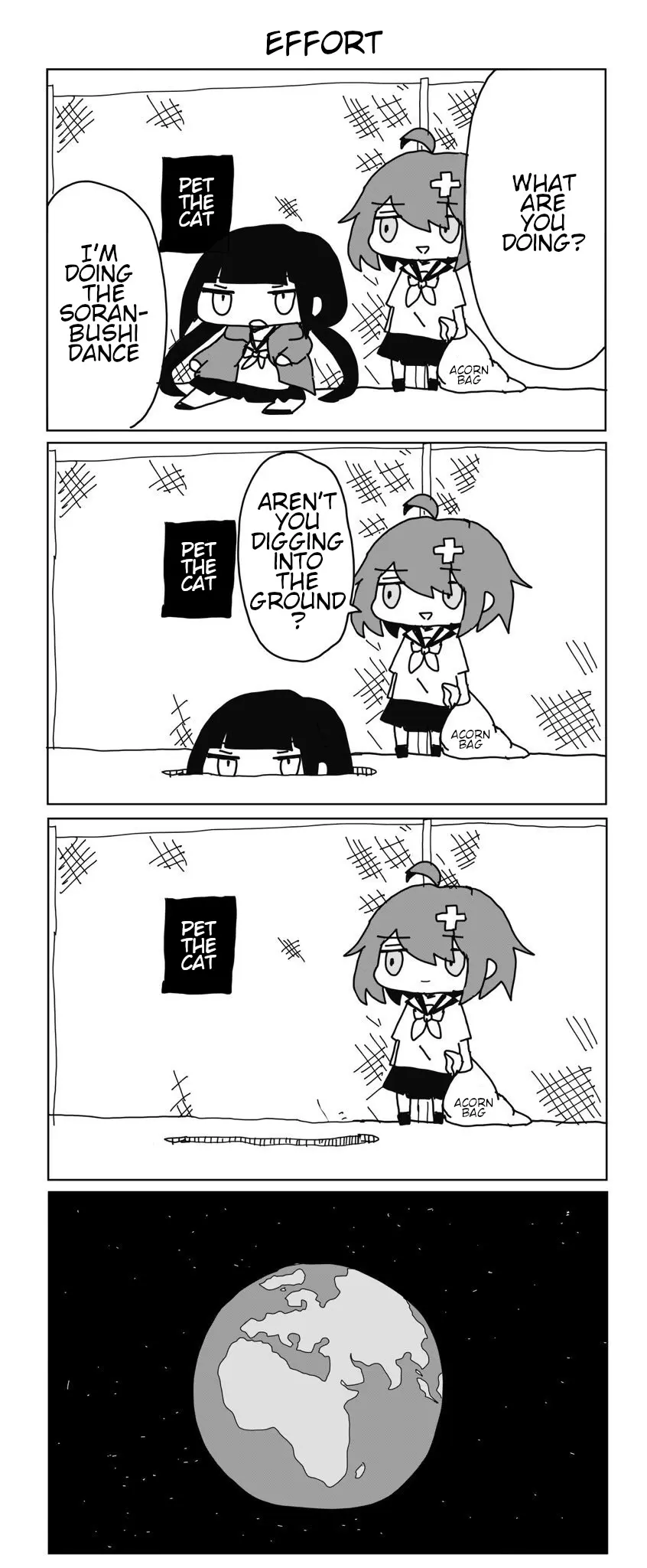 Osage-Chan 4Koma - Chapter 4: Effort