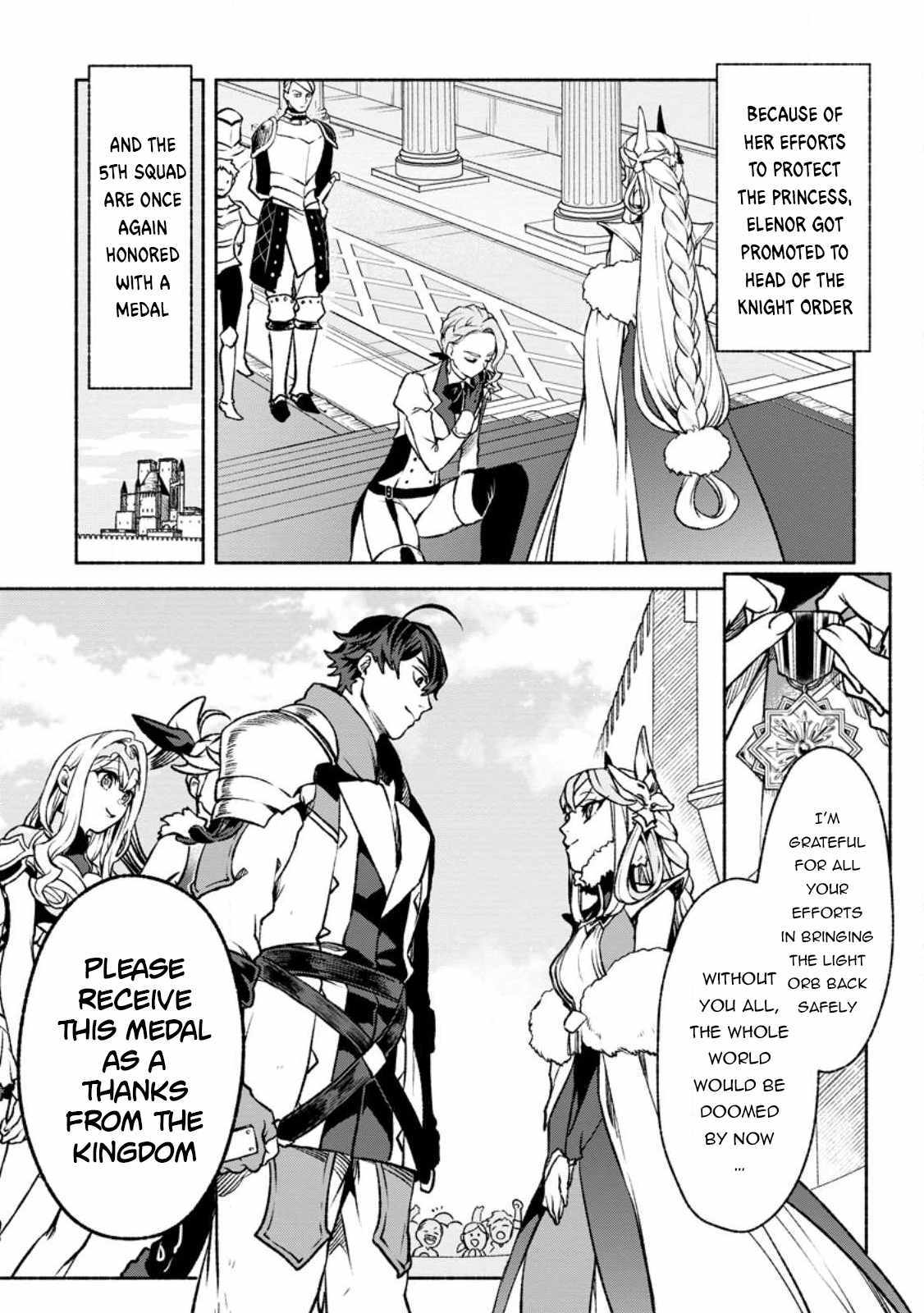 Sono Monban, Saikyou Nitsuki: Tsuihou Sareta Bougyo Ryoku 9999 No Senshi, Outo No Monban Toshite Musou Suru - Chapter 21