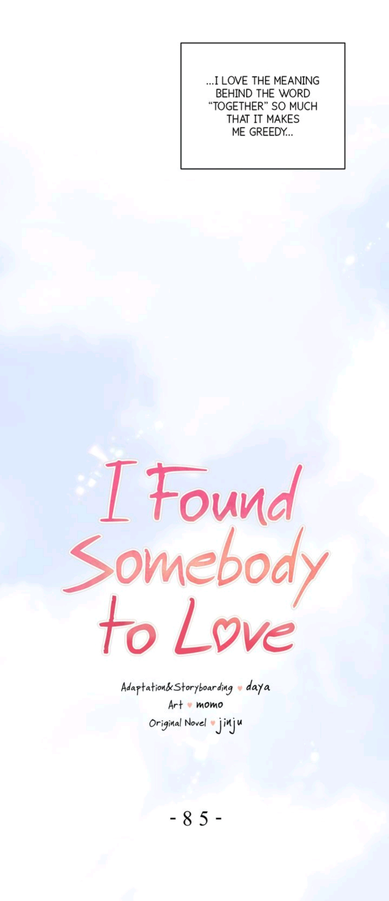 I Found Somebody To Love - Chapter 85