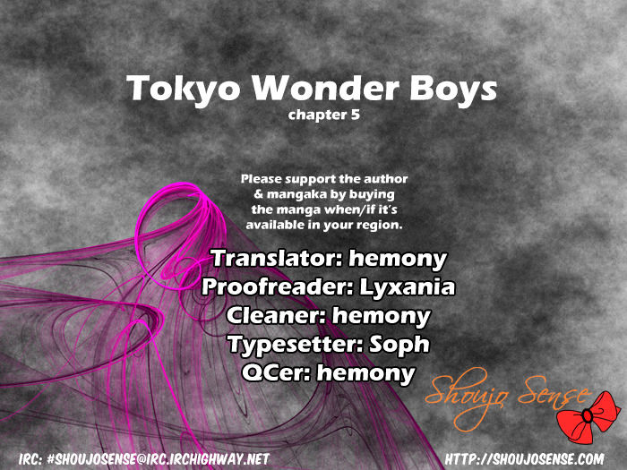 Tokyo Wonder Boys - Chapter 5 : Unconsicious Cooperation