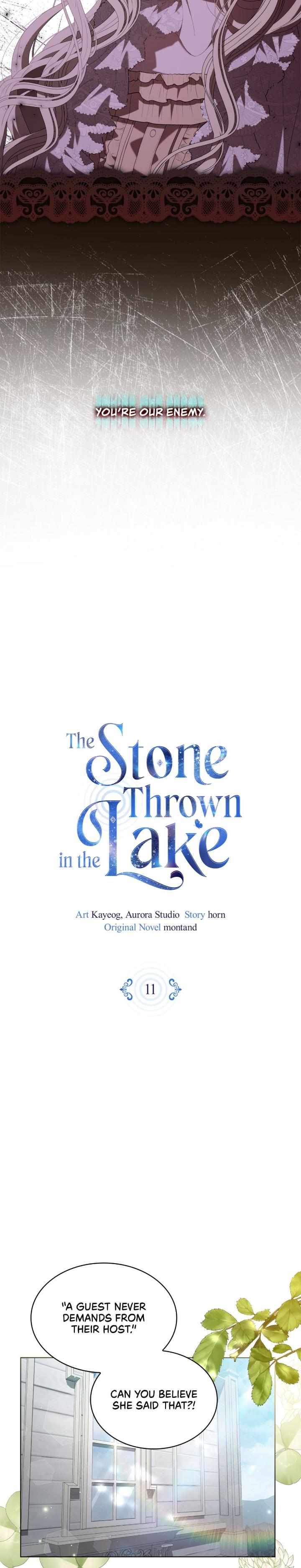 The Stone Thrown In The Lake - Chapter 11