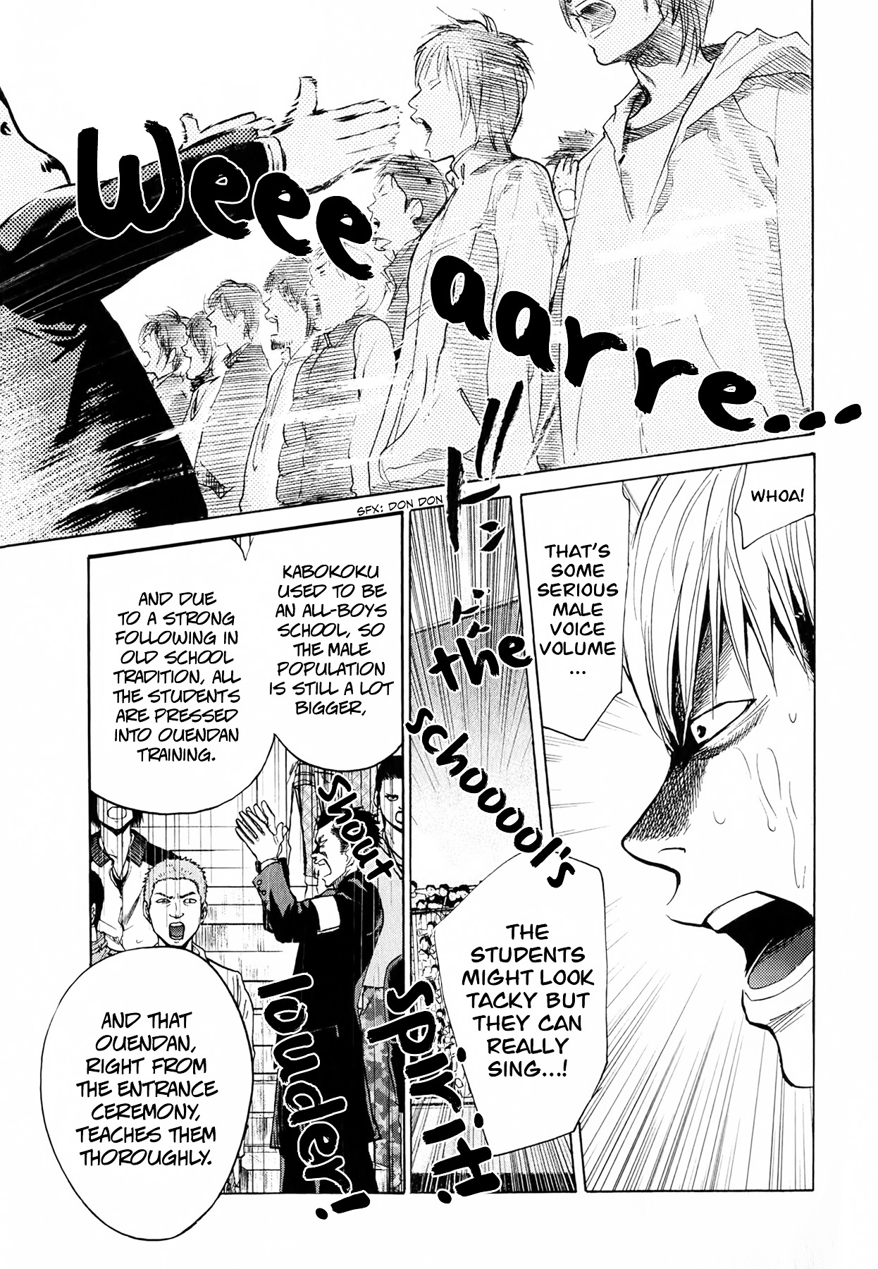 Again!! - Vol.5 Chapter 48V2 : Ouen Sentai Henjin Five!