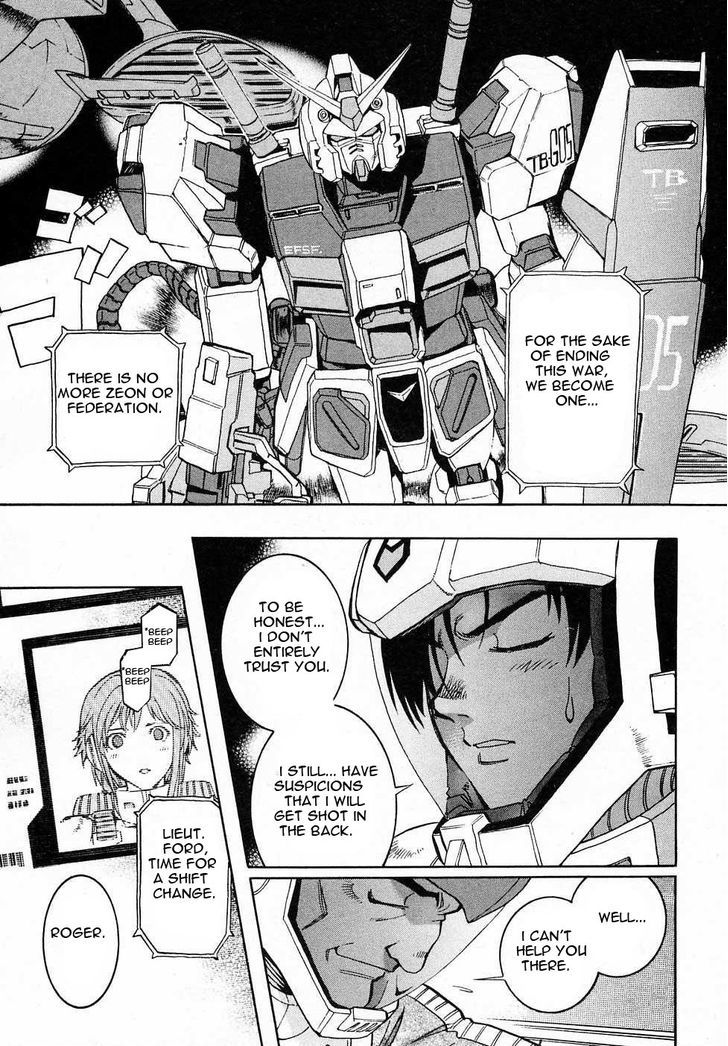 Kidou Senshi Gundam Gaiden - Sora, Senku No Hate Ni... - Vol.2 Chapter 7 : Peace