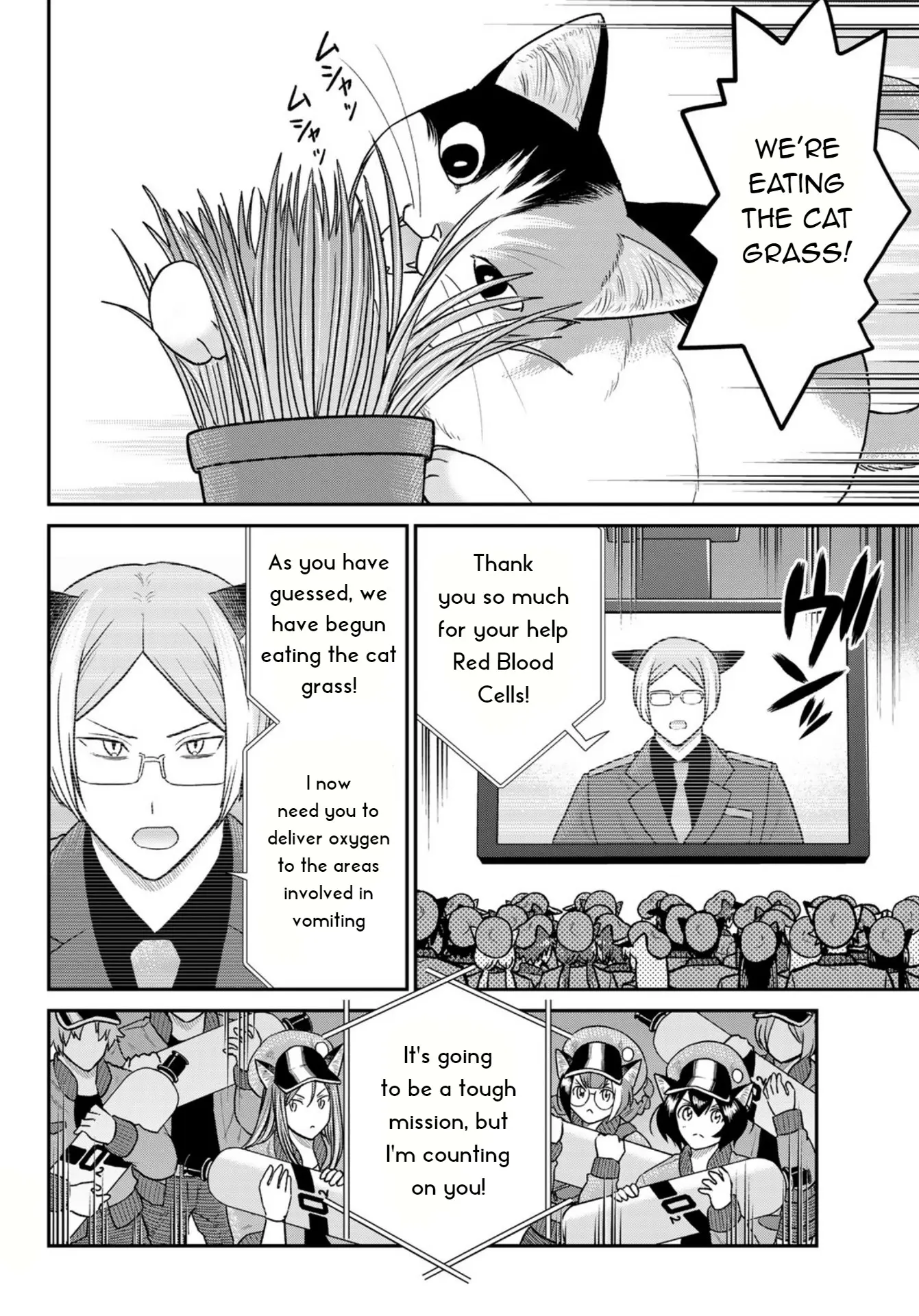 Cells At Work! Cat - Vol.1 Chapter 3: Chapter 3: Hairball