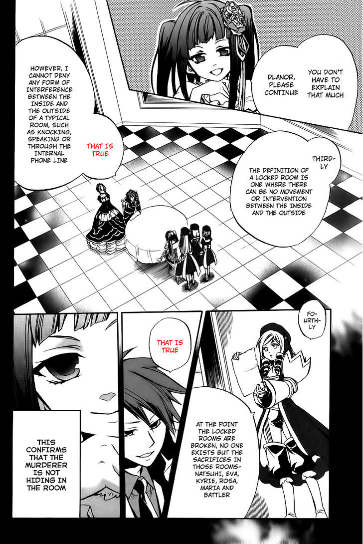 Umineko No Naku Koro Ni Chiru Episode 6: Dawn Of The Golden Witch - Vol.4 Chapter 14 : The Battler Of The Red And The Blue