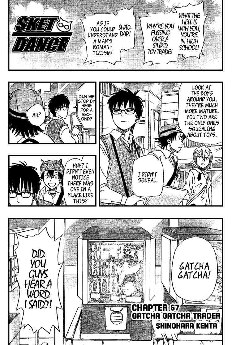 Sket Dance - Vol.8 Chapter 67 : Gatcha Gatcha Trader