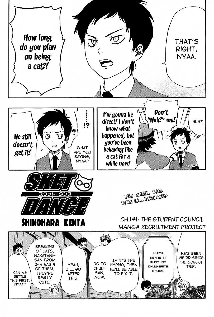 Sket Dance - Vol.16 Chapter 141 : The Student Council Manga Recruitment Project