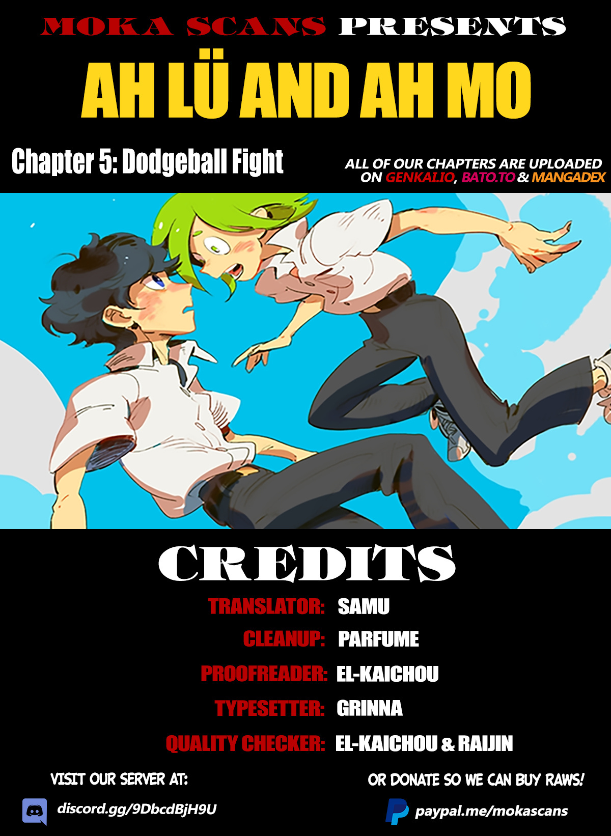 Ah Lü And Ah Mo - Chapter 5: Dodgeball Fight