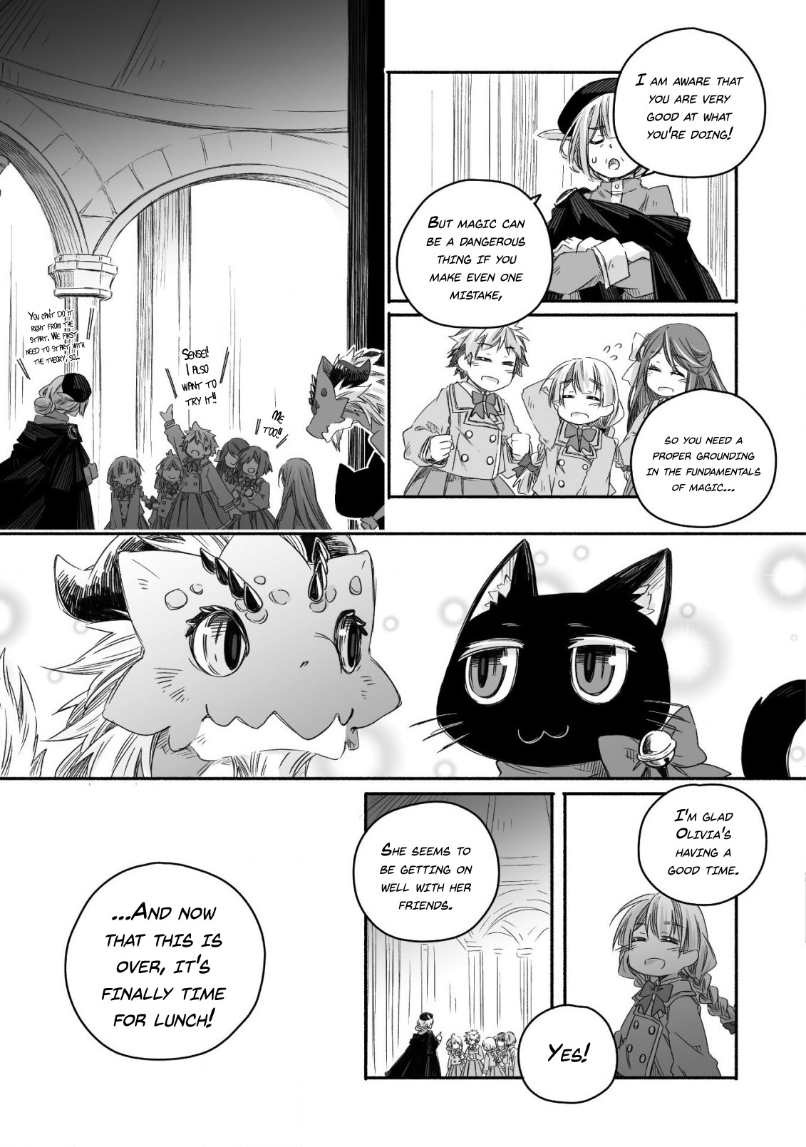 Dragon Daddy Diaries: A Girl Grows To Greatness - Vol.3 Chapter 15: Dragon, (Secretly) Visiting The Class