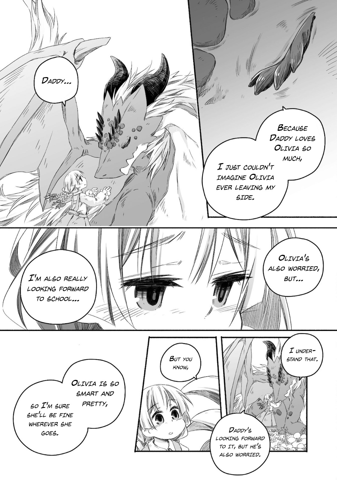 Dragon Daddy Diaries: A Girl Grows To Greatness - Vol.2 Chapter 12: Dragon, Going For A Walk With His Daughter