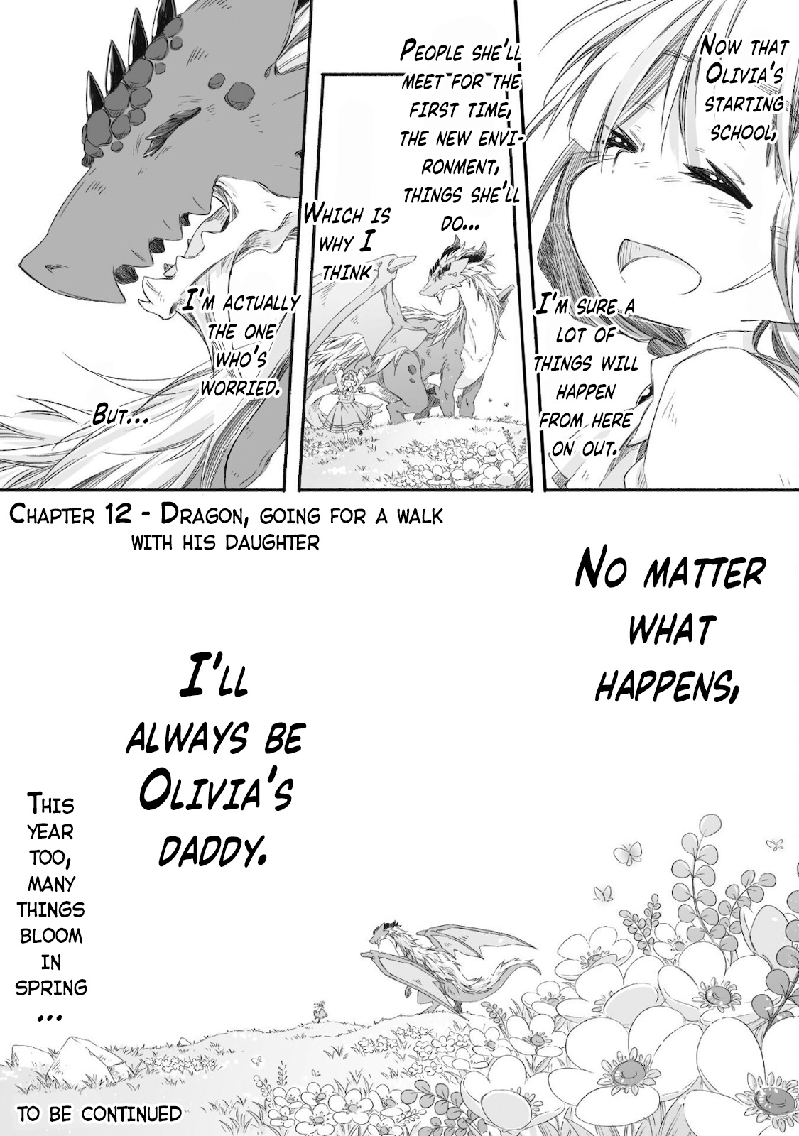 Dragon Daddy Diaries: A Girl Grows To Greatness - Vol.2 Chapter 12: Dragon, Going For A Walk With His Daughter