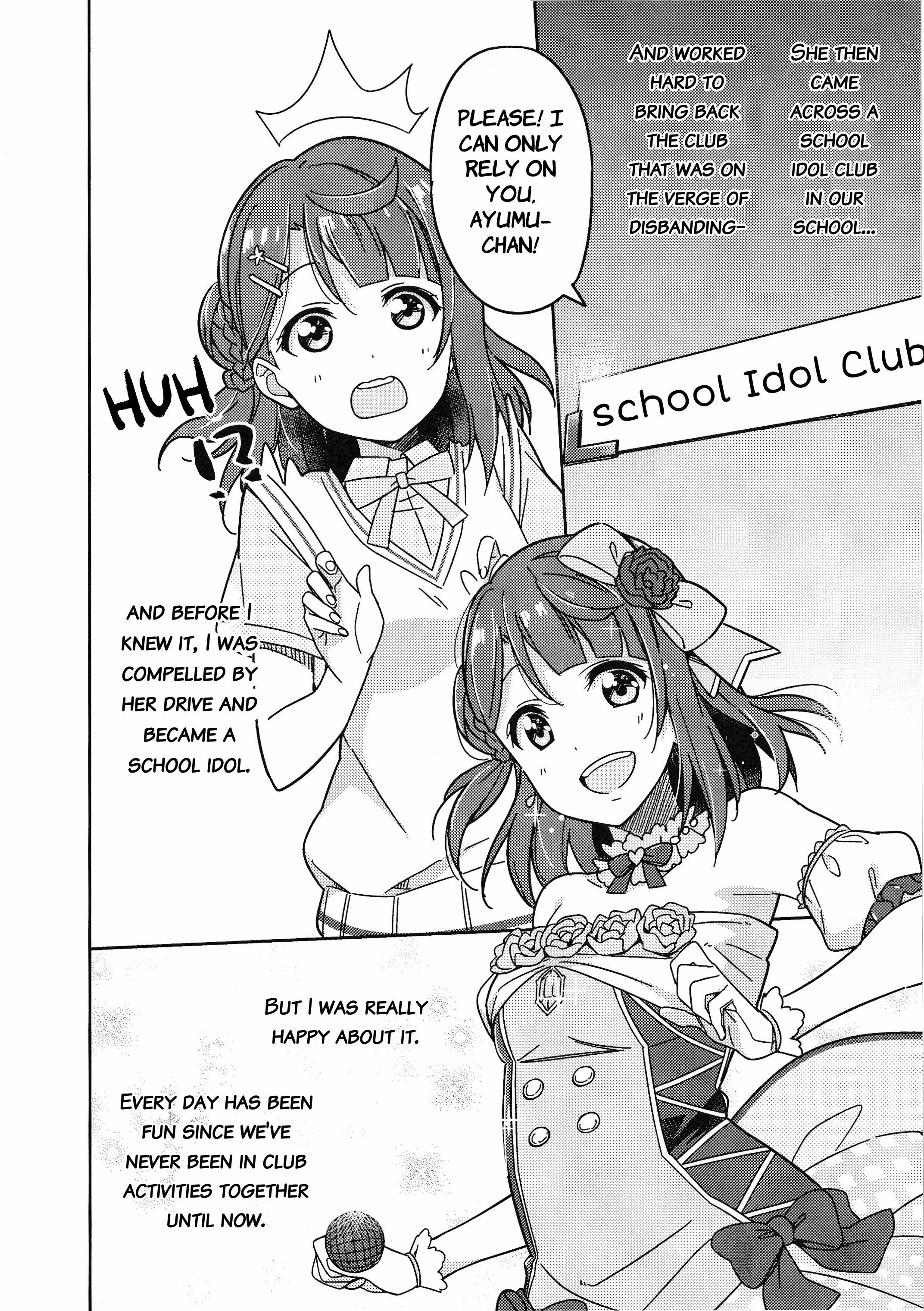 Love Live! Nijigasaki Gakuen School Idol Doukoukai: Kizuna Comic Book - Chapter 1: The Path Of Dreams We Walk Together