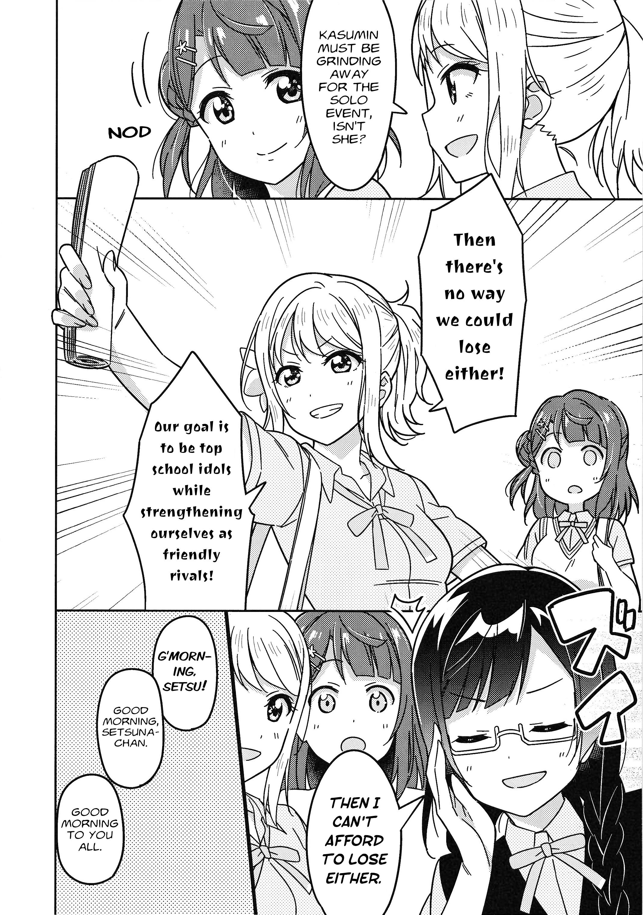 Love Live! Nijigasaki Gakuen School Idol Doukoukai: Kizuna Comic Book - Chapter 1: The Path Of Dreams We Walk Together