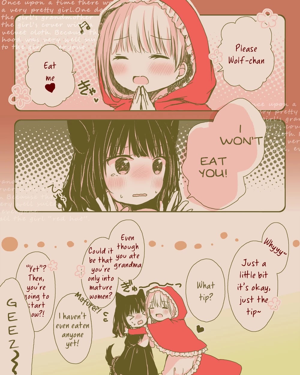 Daring Little Red Riding Hood And Herbivorous Wolf-Chan - Chapter 1: 1-8