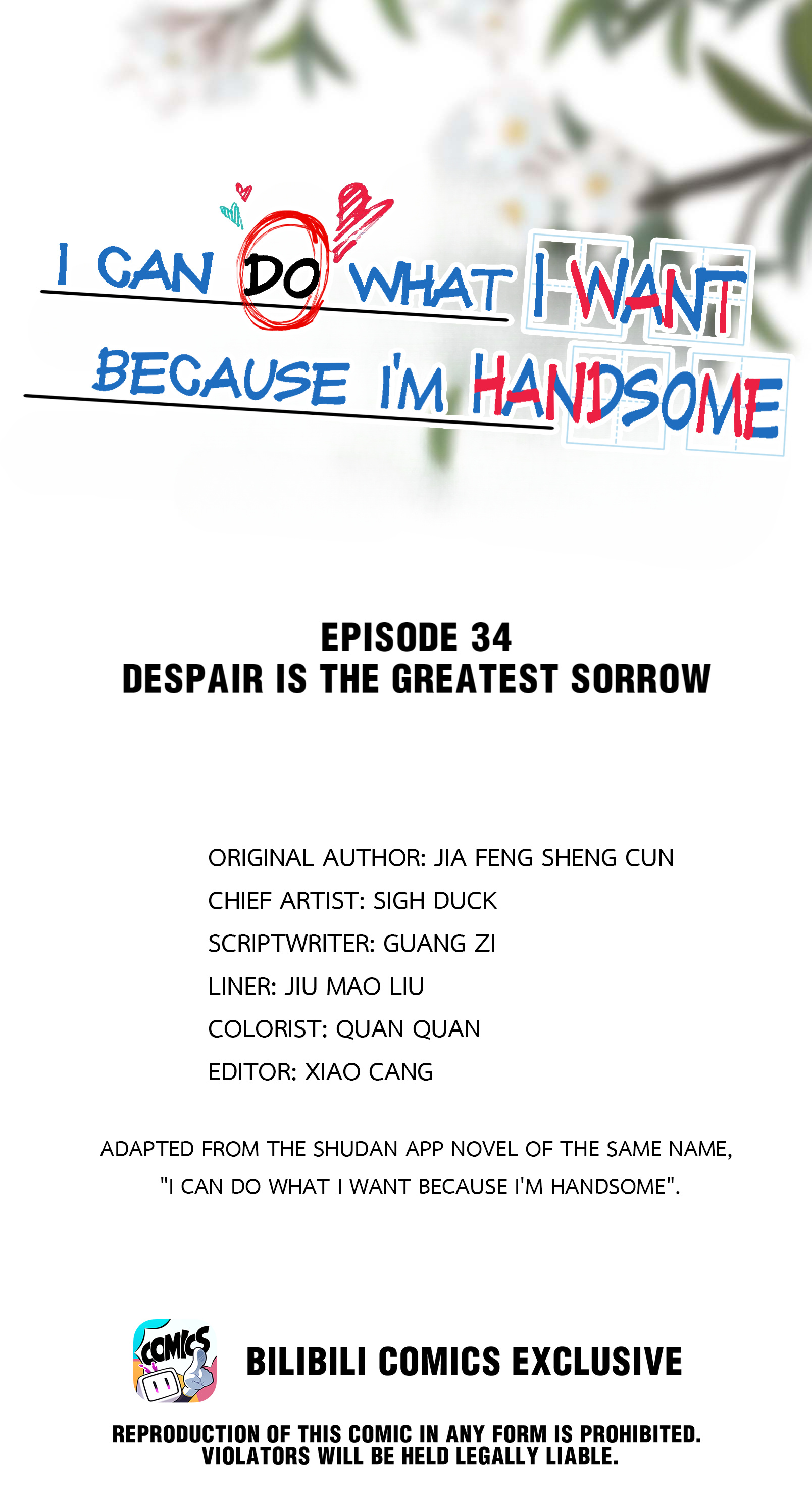 I Can Do What I Want Because I'm Handsome - Chapter 34: Despair Is The Greatest Sorrow