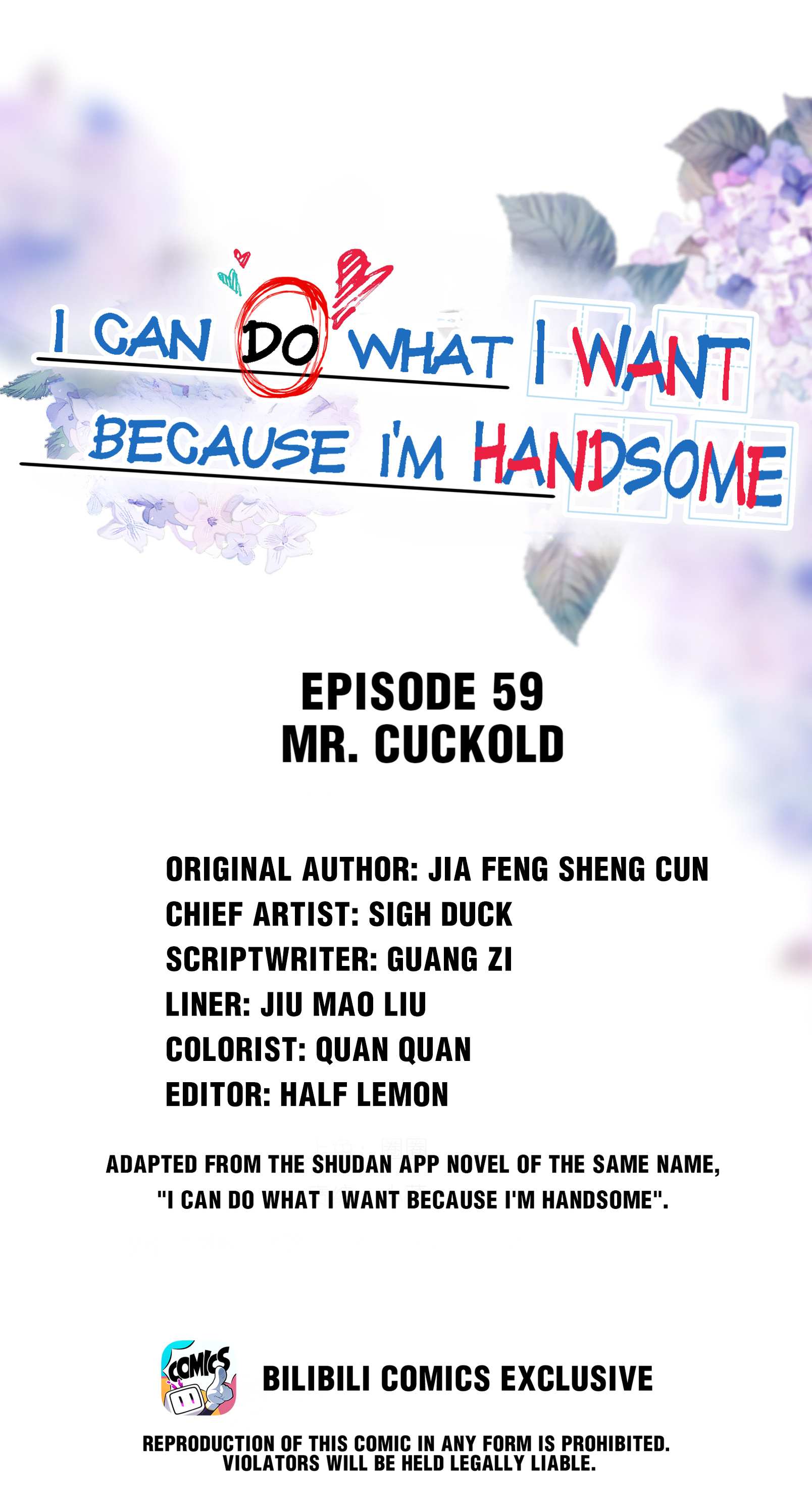 I Can Do What I Want Because I'm Handsome - Chapter 59: Mr. Cuckold