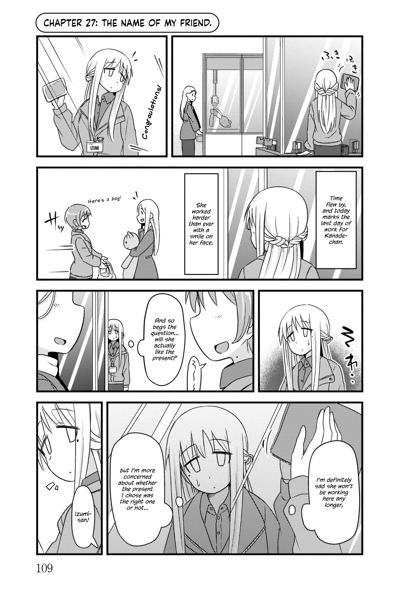 She Doesn't Know Why She Lives - Vol.2 Chapter 27: The Name Of My Friend.