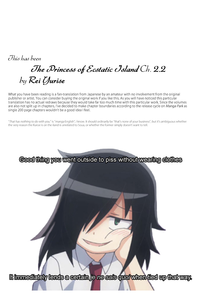 The Princess Of Ecstatic Island - Vol.2 Chapter 2.2