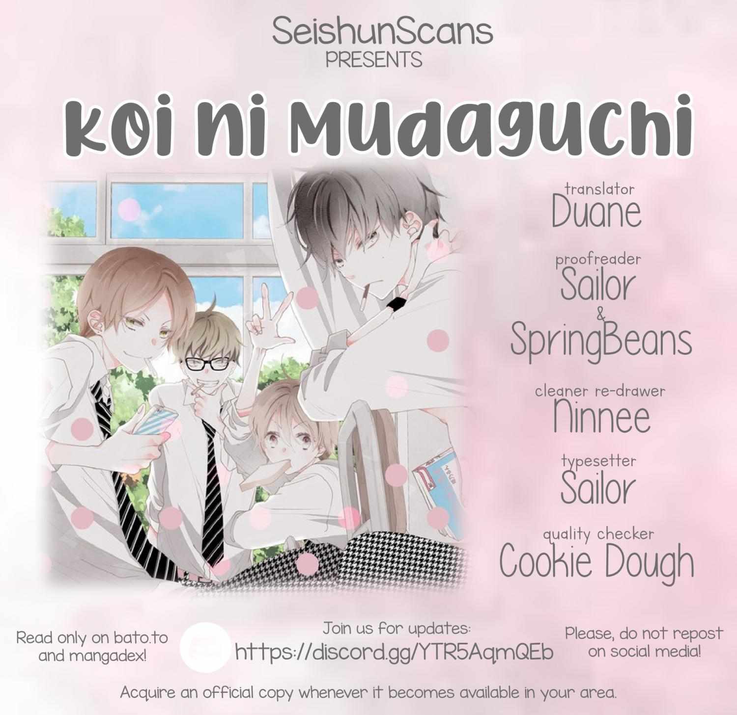 Koi Ni Mudaguchi - Chapter 15