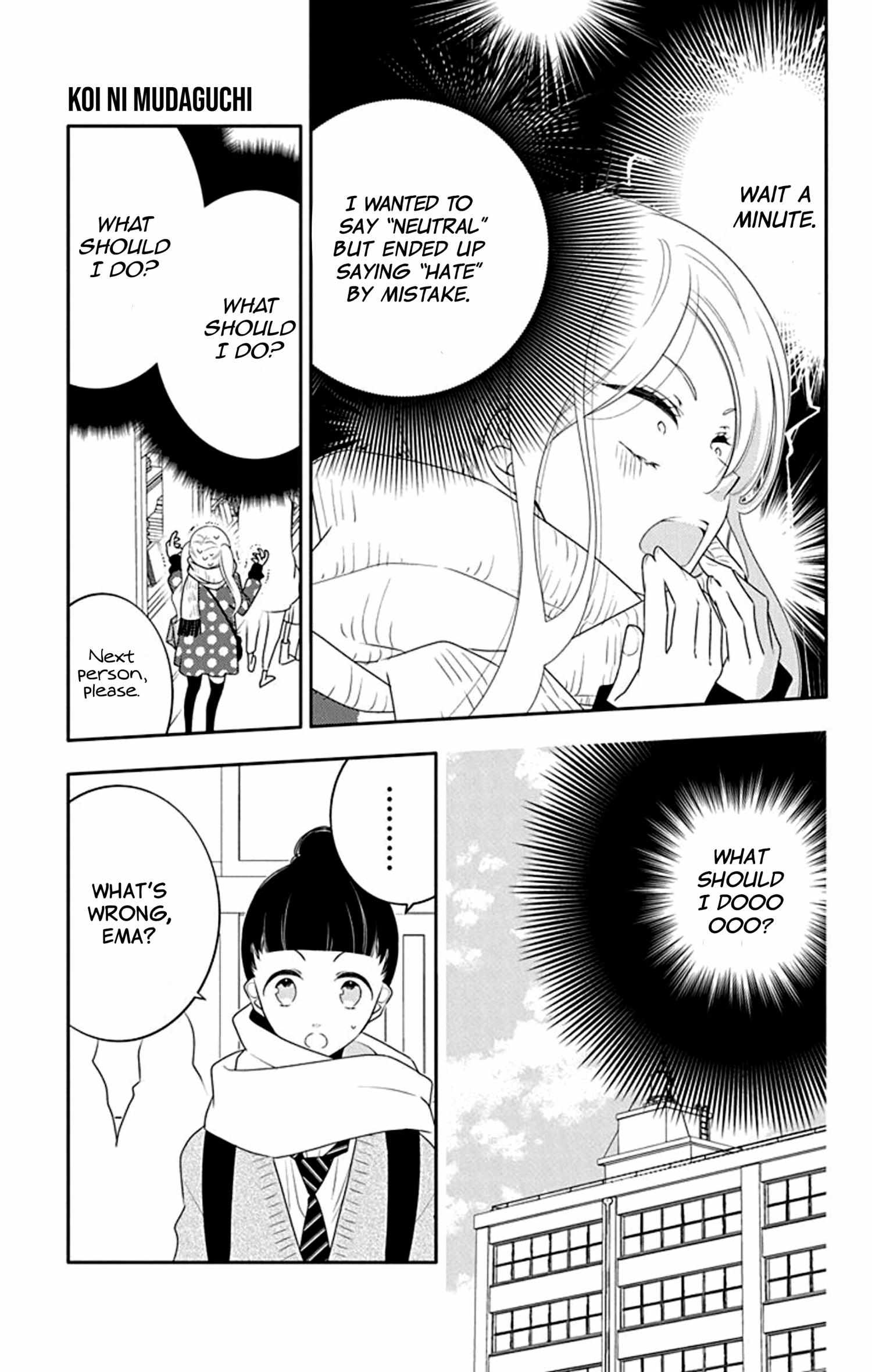 Koi Ni Mudaguchi - Chapter 15