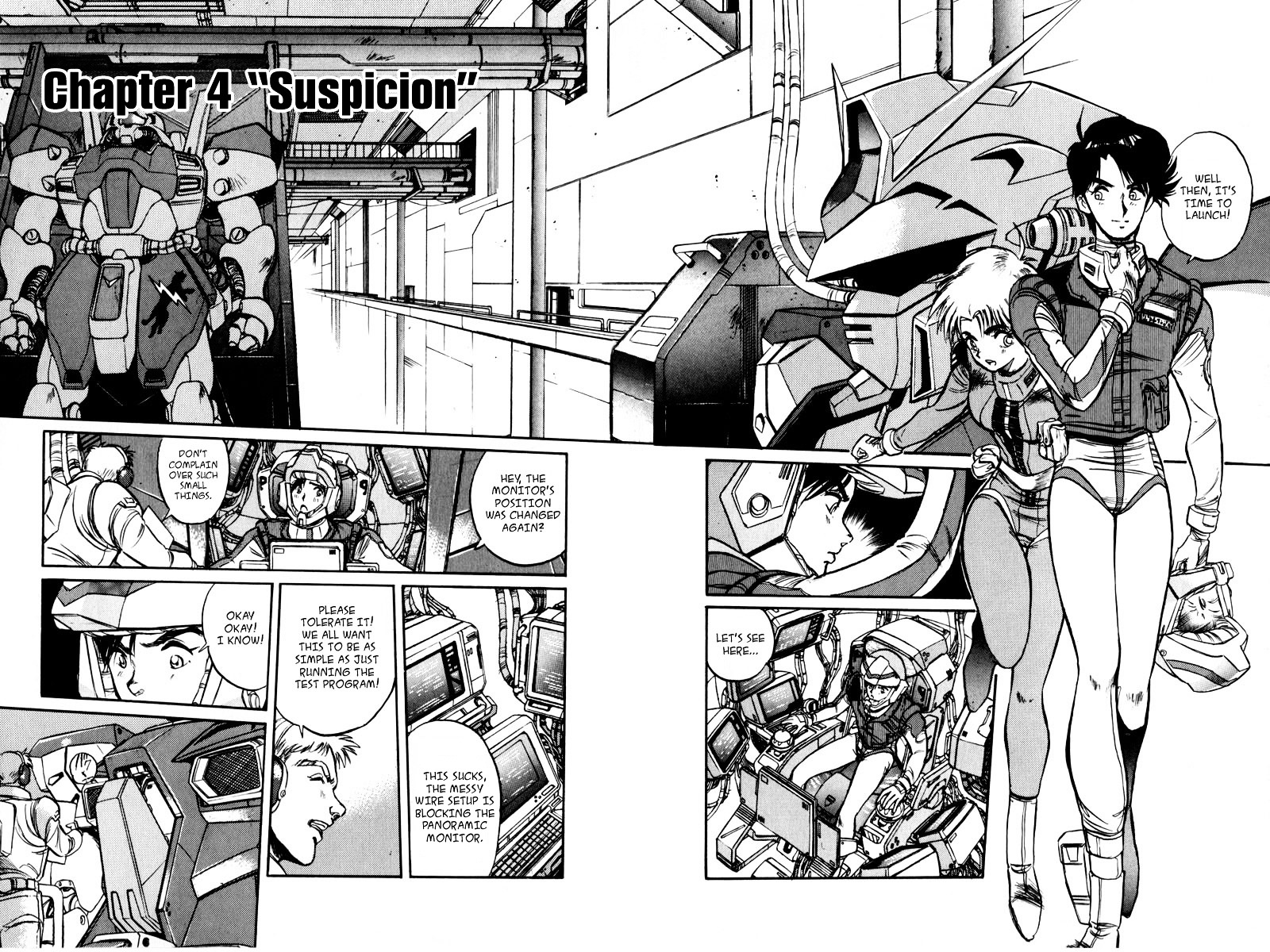 Kidou Senshi Gundam F90 - Vol.1 Chapter 4 : Suspicion