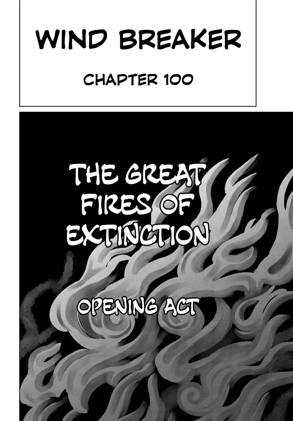 Wind Breaker (Nii Satoru) - Chapter 100: The Great Fires Of Extinction - Opening Arc