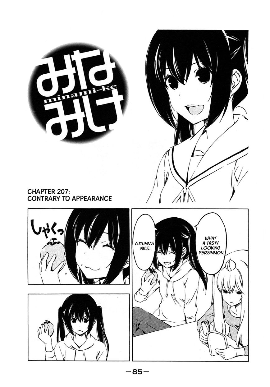 Minami-Ke - Vol.8 Chapter 207 : Contrary To Appearance