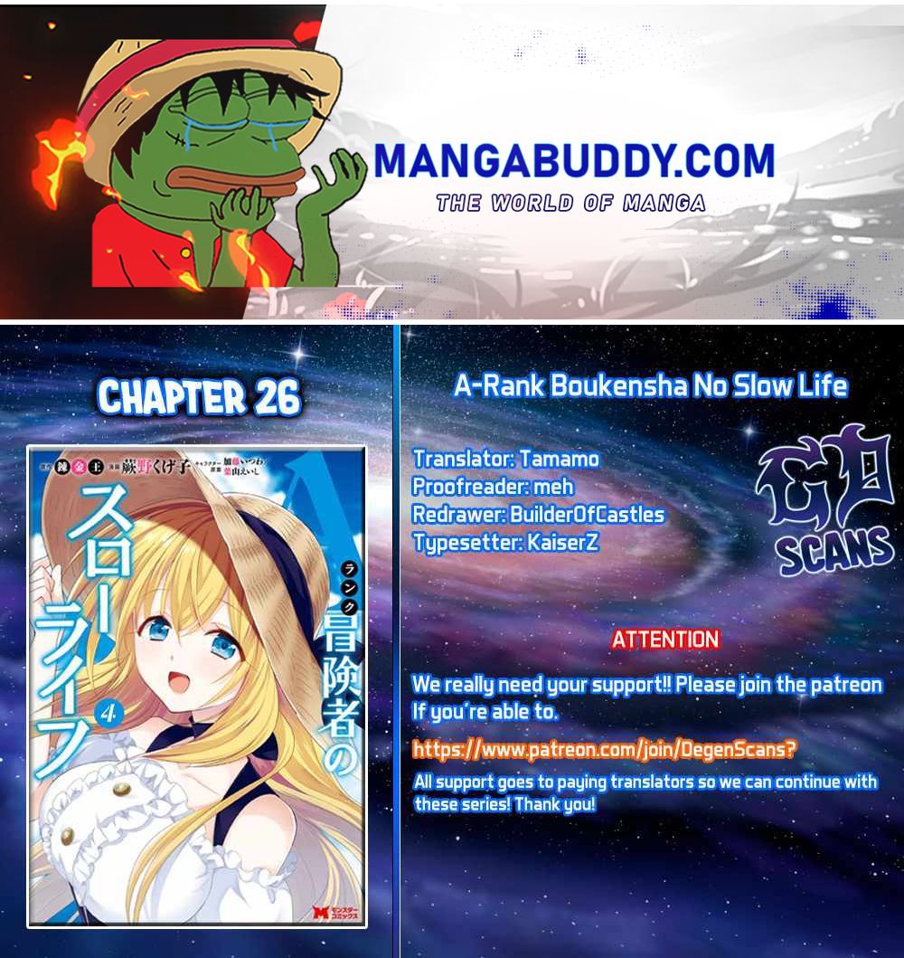 A-Rank Boukensha No Slow Life - Chapter 26