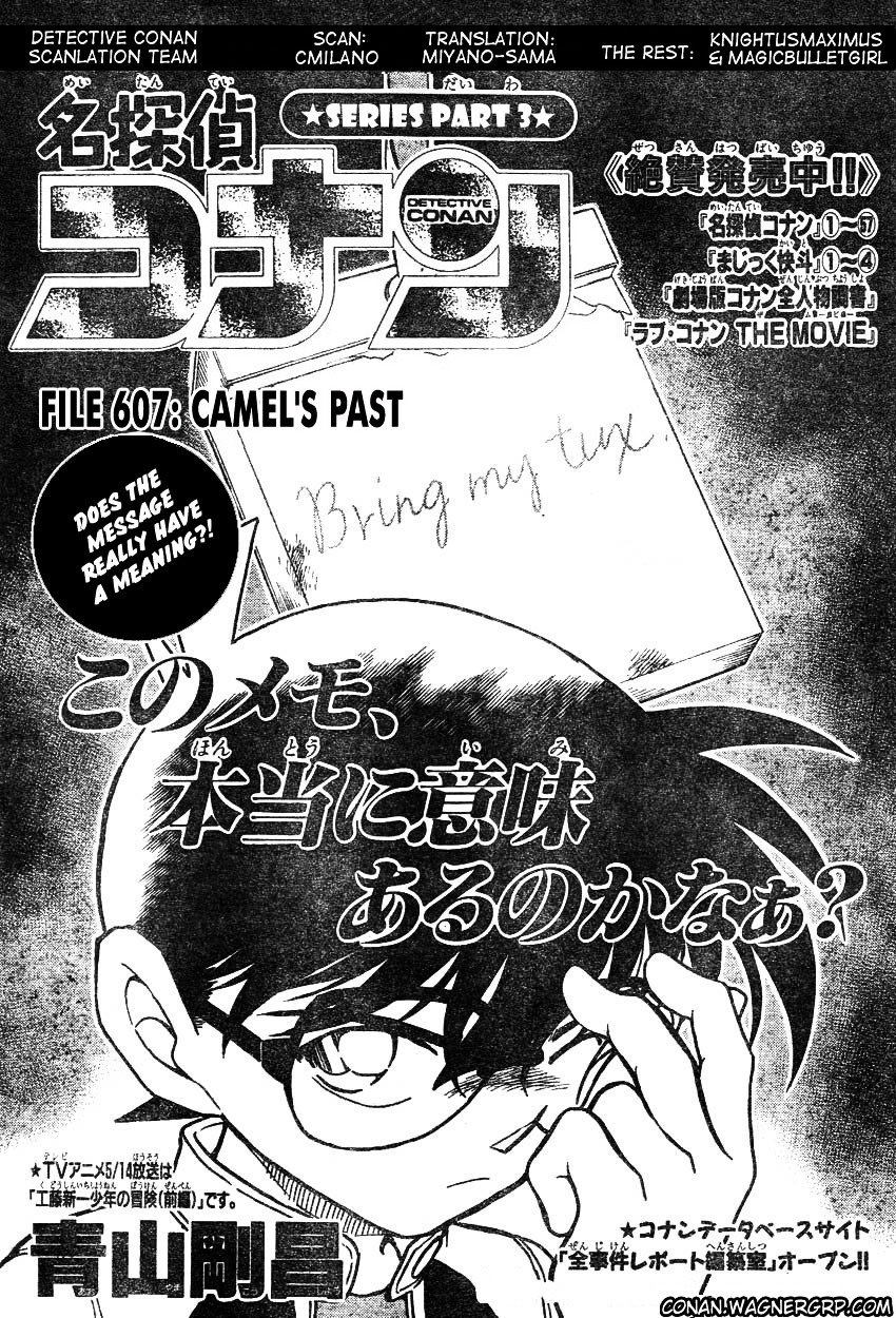 Detective Conan - Chapter 607 : Camel S Past