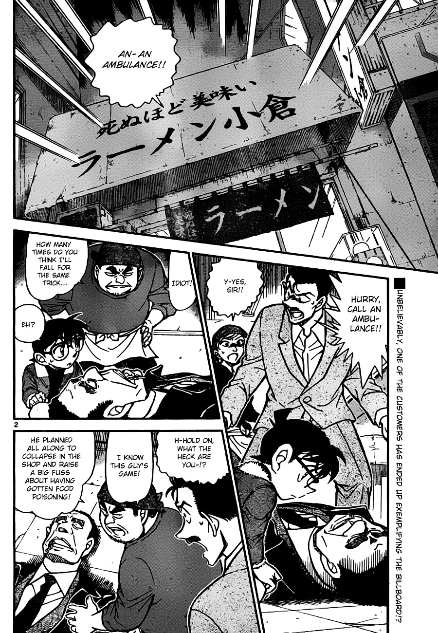 Detective Conan - Chapter 766 : Ramen And Poison