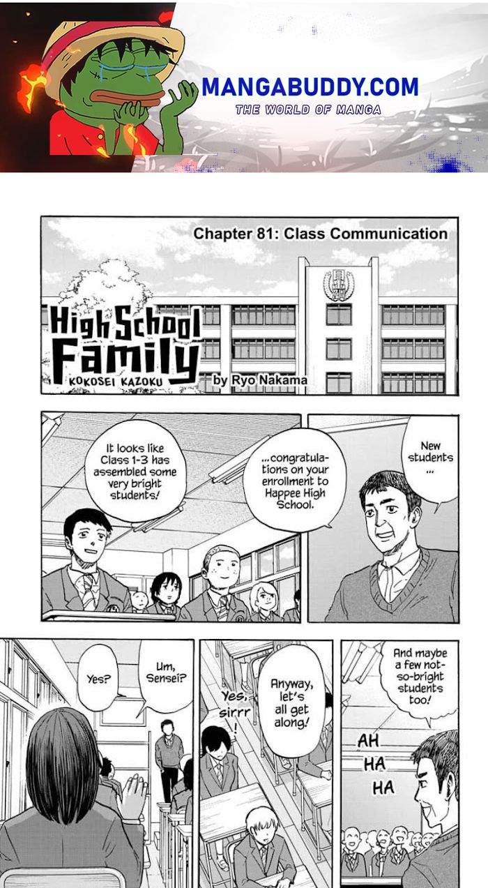 High School Family: Kokosei Kazoku - Chapter 81